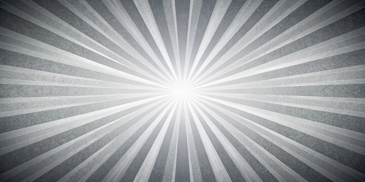 Grainy abstract silver background with abstract rays and motion blur, gradient grain background , abstract, silver