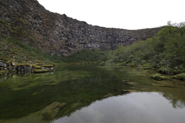 Obraz premium Ásbyrgi canyon, Iceland