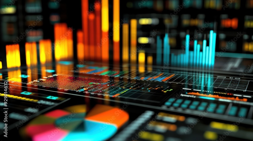 Poster kpi analysis through data analytics by a skilled analyst