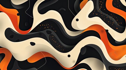 Abstract Colorful Waves