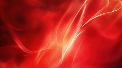 Fototapeta premium Crimson Abstract: Fiery Red Swirls of Light and Energy 