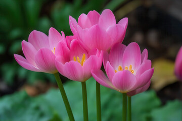 Fototapeta premium Colchicum Autumnale In A Garden