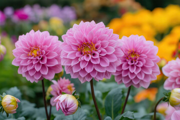 Obraz premium Dahlia Autumn Flower