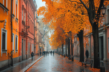 Fototapeta premium Krakow Autumn