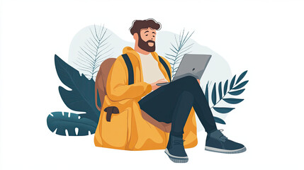 graphic resource for digital nomad	