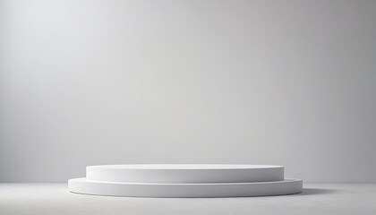 White Square Pedestal Or Platform. Empty Podium, Stand. Block Cube For Stage. Vector Illustration.8