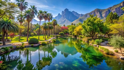 Obraz premium Lush ecological park in Santa Catalina