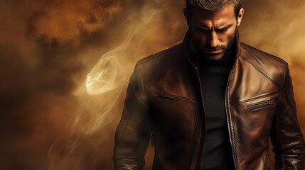 Rugged Elegance: The Essence of Luxury in a Perfectly Fitted Leather Jacket