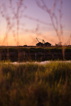 tramonto, sunset, cielo, saline, cervia, italia, italy, fiume, paesaggi, paesaggio