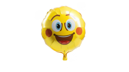 Emoji Balloon - A balloon featuring a fun and expressive emoji face