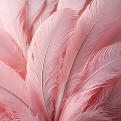 Soft Pink Swan Feather Texture Background