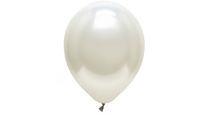 Pearl White Balloon - A pearlescent white balloon for a touch of class
