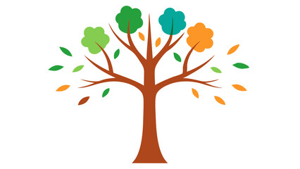 Seasons of Tree - Transparent Background PNG