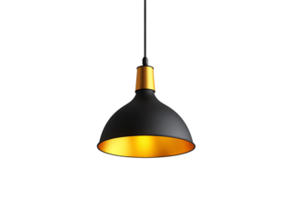 a black and gold light fixture