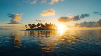 Tropical Paradise Sunset