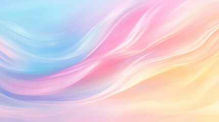 Fototapeta premium A colorful, wavy background with a pink and blue gradient