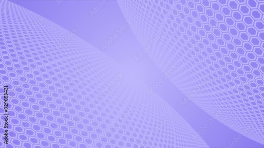 Poster blue color hexagonal shapes tile slowly moving modern and seamless futuristic background for busines