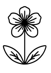 Flowers SVG, Floral SVG, Plant SVG, Blossom SVG, Flora SVG, Nature SVG, Leaves SVG, Green SVG, Gift for girl SVG, Flowers Silhouette, Flowers Design, Cut file for Cricut SVG, JPG, PNG