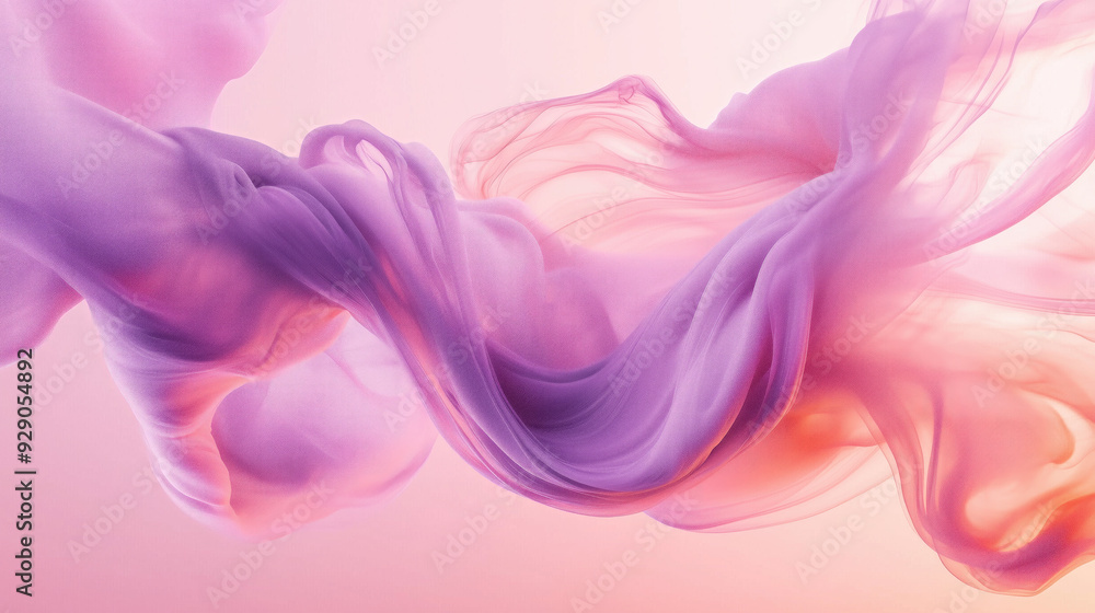 Poster abstract background with 3d color wave