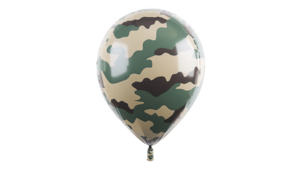 Camouflage Balloon - Balloon with camouflage patterns for adventurous themes
