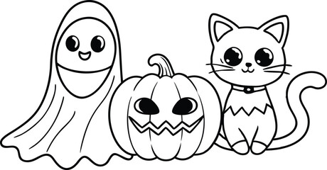 Ghosts with Cat Vector, Cute Halloween Ghosts Vector, Cat Lover Ghost Vector, Halloween Cat Mom Vector, Spooky Season Cats Vector, Cat Person Vector, Spooky Vibe