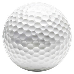 PNG White dimpled golf ball isolated