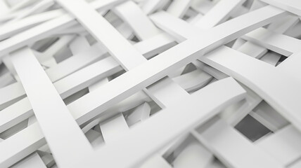 Produce an abstract pattern with intersecting lines and grids, featuring metallic textures 