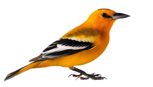 Canary on transparency  background 