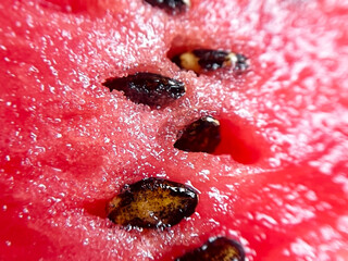 Fresh juicy watermelon close up