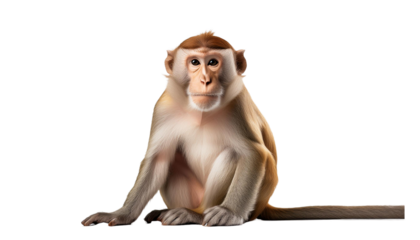 monkey on transparency background
