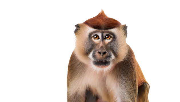 monkey on transparency background