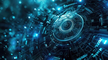 Abstract Digital Technology  Background