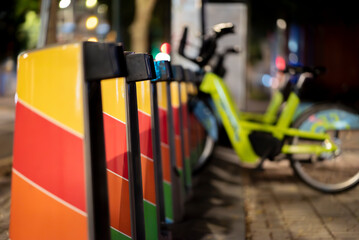 Bicycle on a street