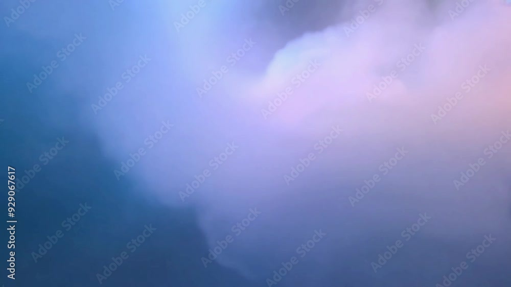 Aufkleber colorful abstract visual exploration with soft gradients from blue to pink in a tranquil setting