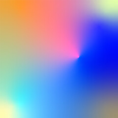 Abstract trendy colorful gradient noisy grain background texture.