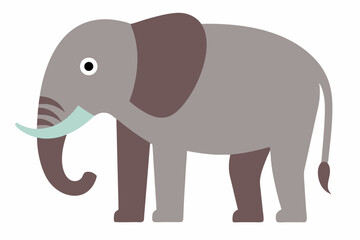 Obraz premium An Elephant vector art illustration