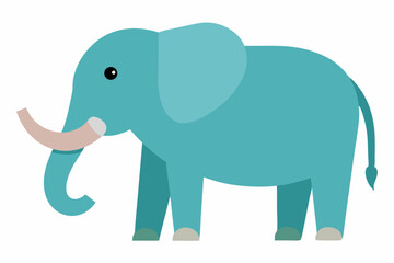 An Elephant vector art illustration