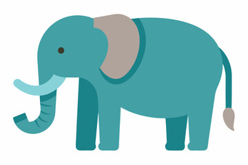 An Elephant vector art illustration