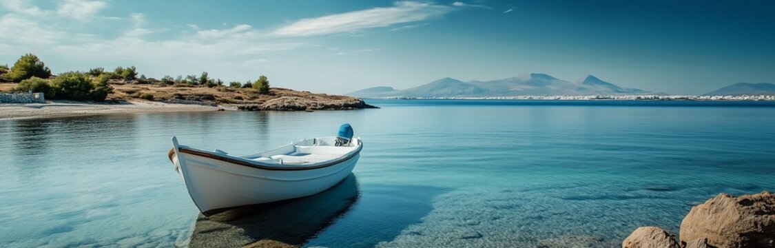 beautiful seaview in the greek island
