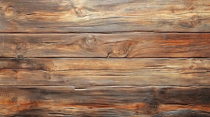 Naklejka premium Rustic Elegance: Timeworn Wooden Planks Tell Stories of Yesteryears 