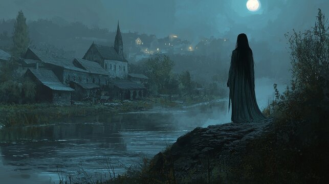 Fantasy Horror Village Dungeons and Dragons La Llorona