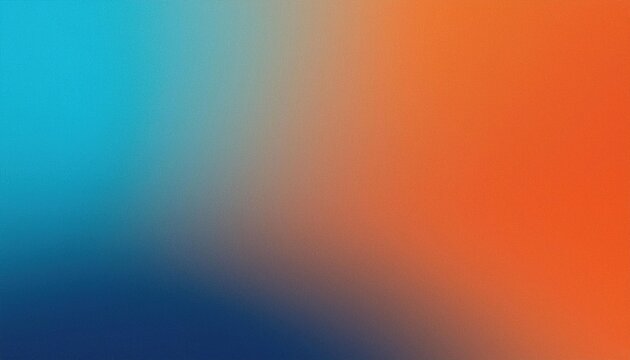Abstract Orange and Blue Gradient Background