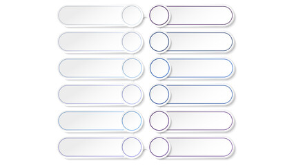 Modern infographic with 12 steps, process or options.