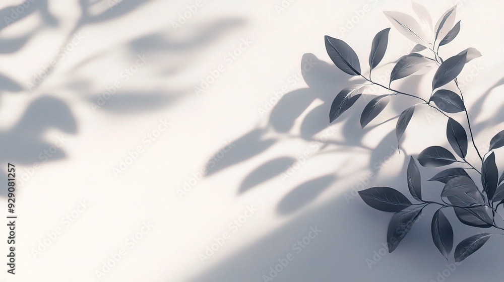 Poster create a crisp white background with subtle shadows to add depth and elegance