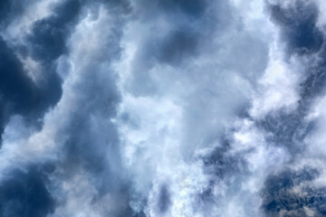 Ominous storm clouds in the sky fore storm 