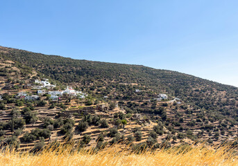 Greece, Traditional village in Andros island, Cyclades