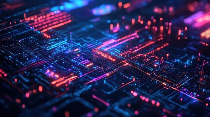 Obraz premium Abstract Circuitry