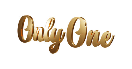 Luxury 3D gold text 