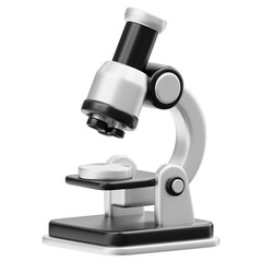 Microscope 3d icon