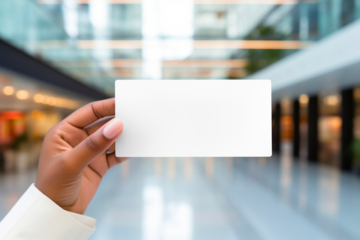 PNG ticket mockup, transparent design